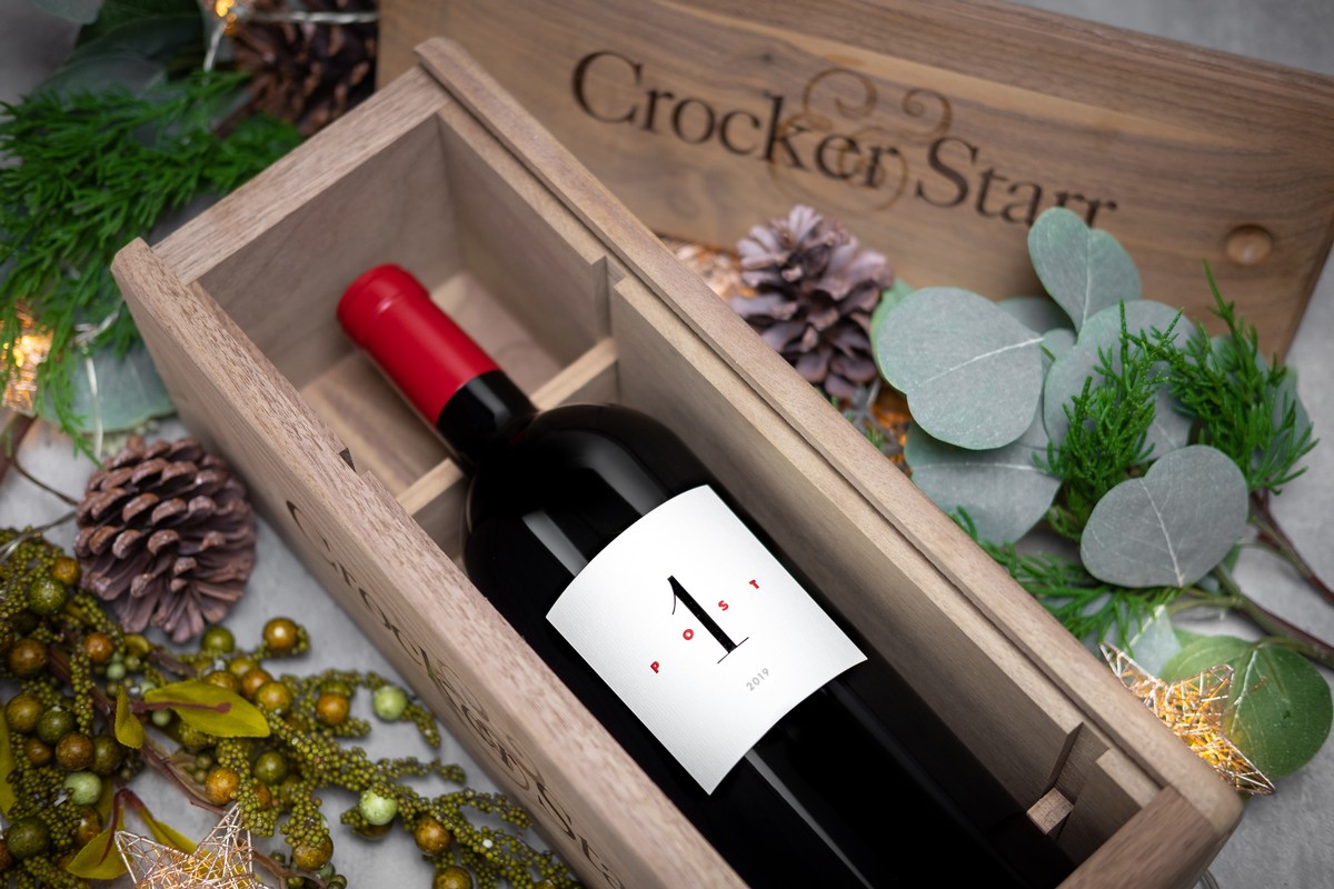 2021 Cabernet Sauvignon '1 Post' 750ml in Walnut Box 1
